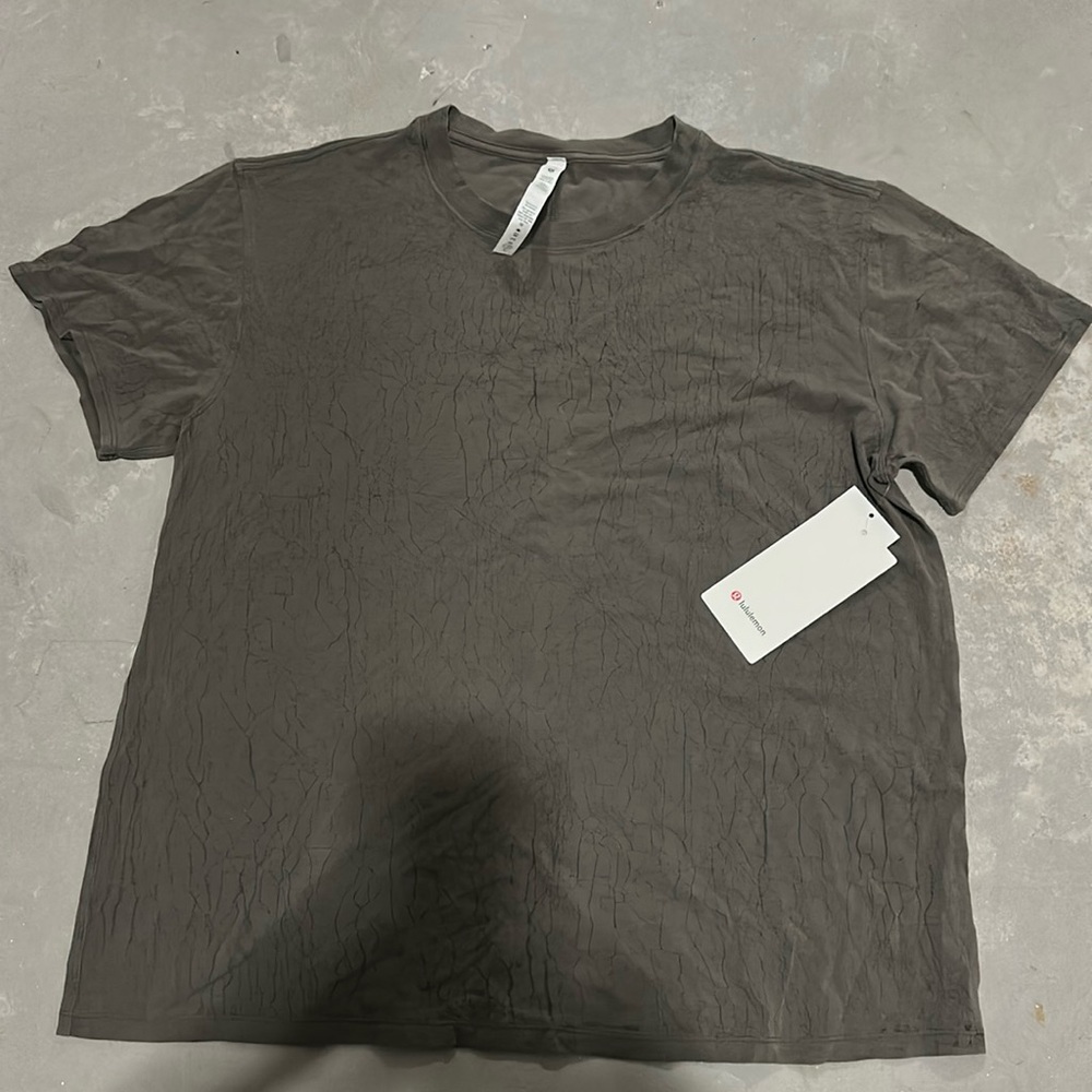 Lululemon Dark Grey All Yours Tee - “ThreadDye”